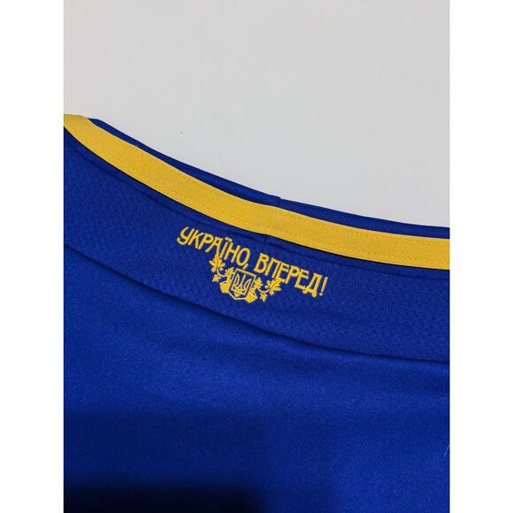 Adidas Ukraine 2012 2013 Away Soccer Jersey Football Shirt Blue Yellow Futbol - Picture 5 of 8
